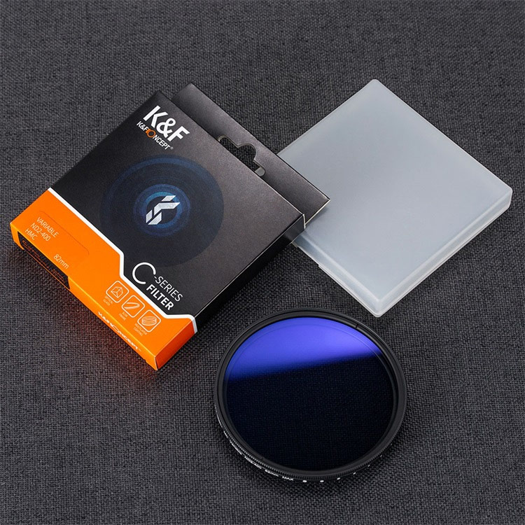 K&F Concept Variable / Fader Filter (ND2-400) Blue 49mm