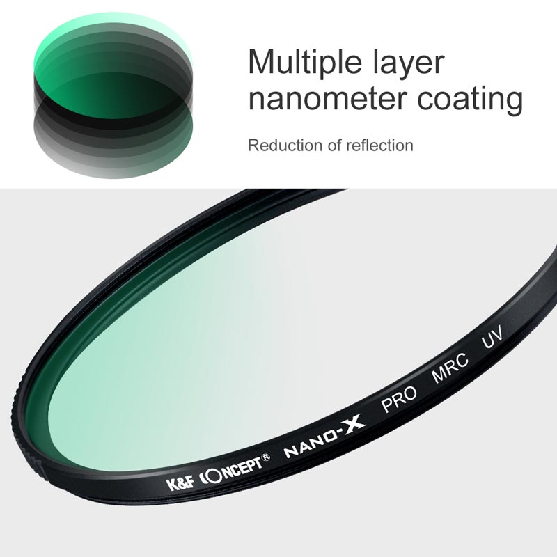 K&F Concept UV Filter Nano X Green Coat MCUV 55mm