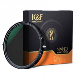 K&F Concept Muti-coating CPL-VND 2in1 variable ND polarizing filter (ND2-32) 67mm