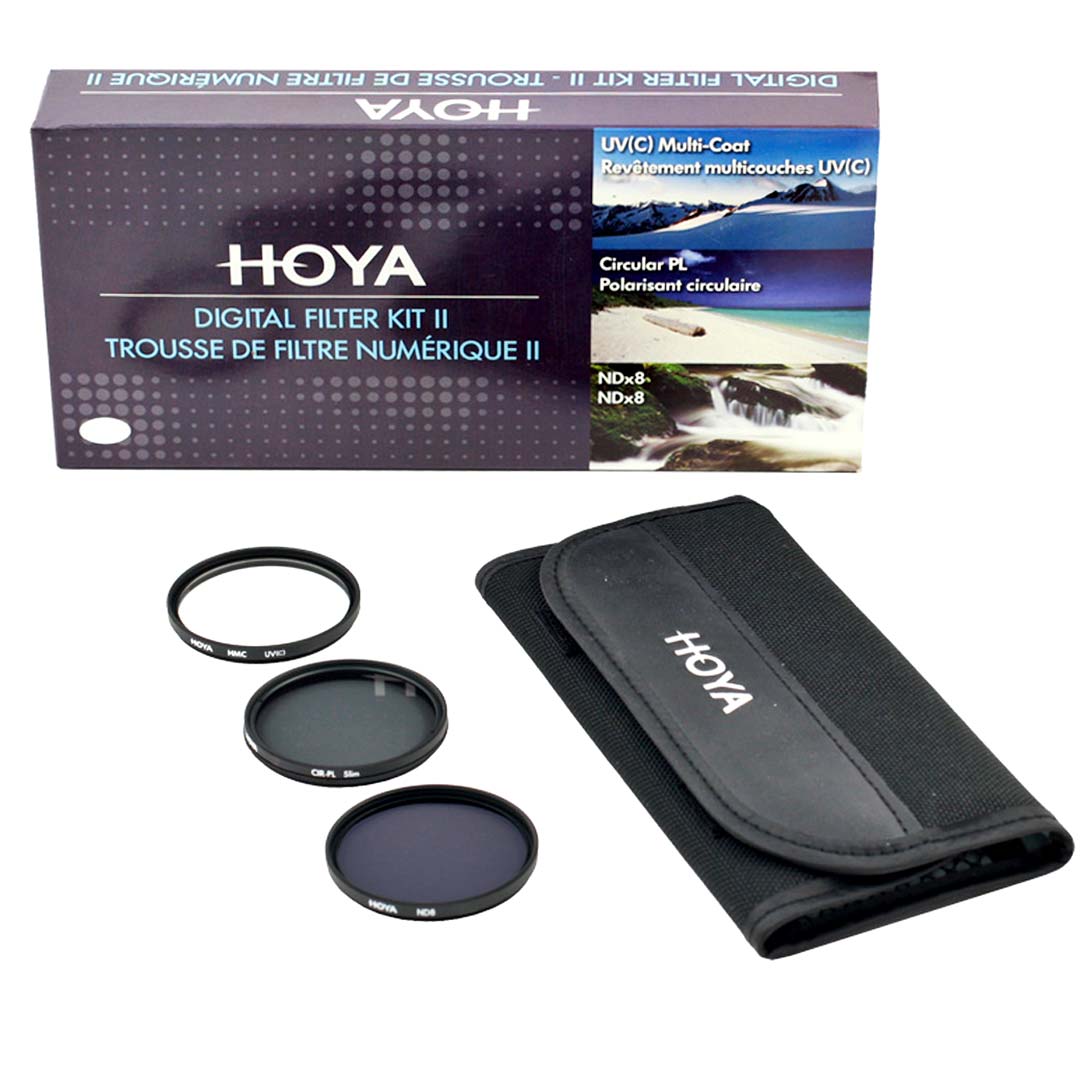 Hoya 40,5mm Digital Filter Kit: UV(C) + CPL + NDx8 + Pouch