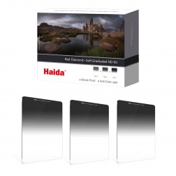 Haida Red Diamond Soft Graduated ND Filters Kit 100x150mm (ND 0.6 / 0.9 / 1.2)