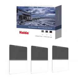 Haida Red Diamond Hard Graduated ND Filters Kit 100x150mm (ND 0.6 / 0.9 / 1.2)