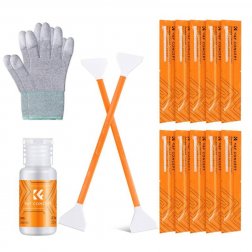 Double cleaning stick set KF 24mm Full Frame format (10PCS cleaning stick + cleaning solution 20ml + gloves)